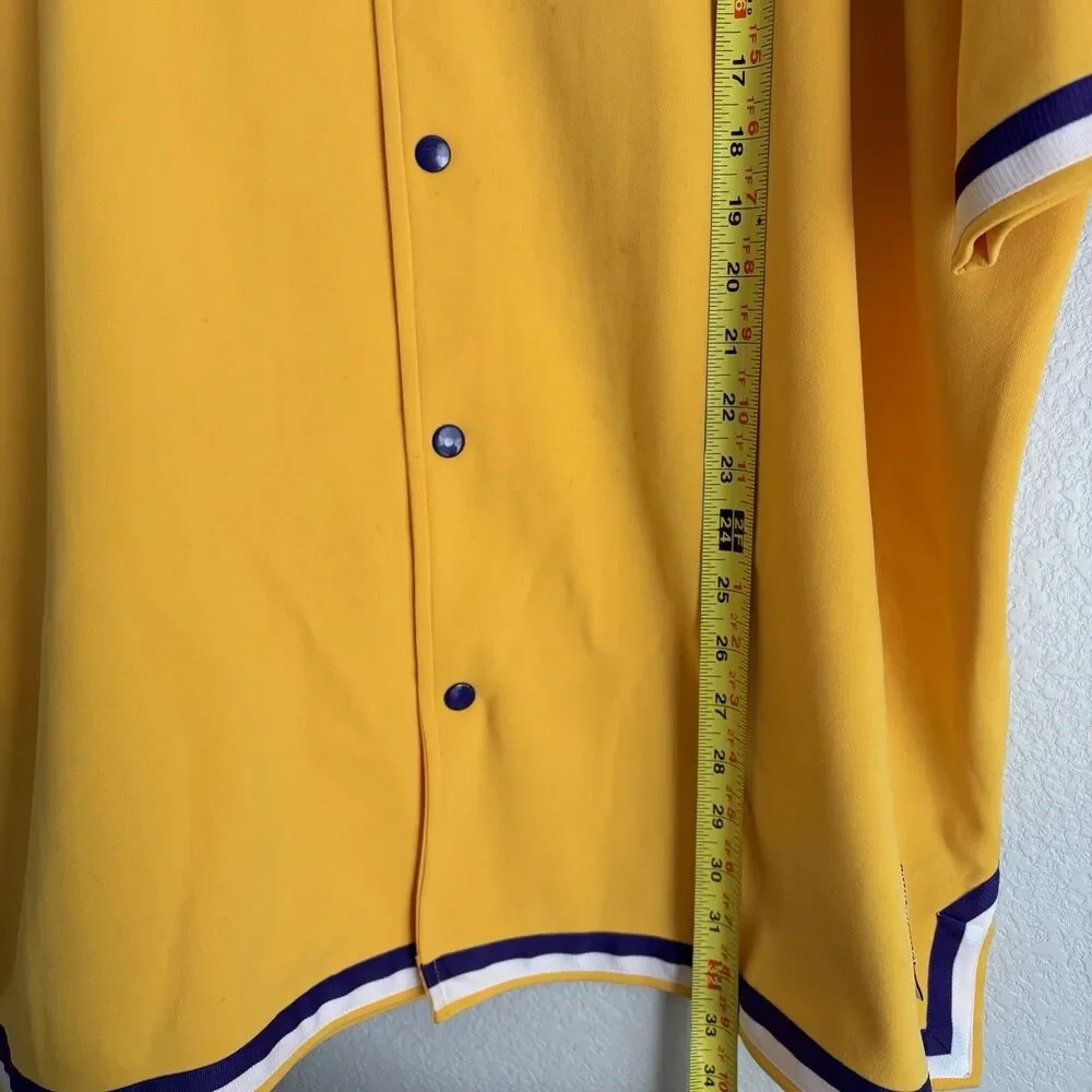 VTG Kareem Abdul Jabbar #33 Lakers Adidas Originals Shooting Shirt Men's 2XL